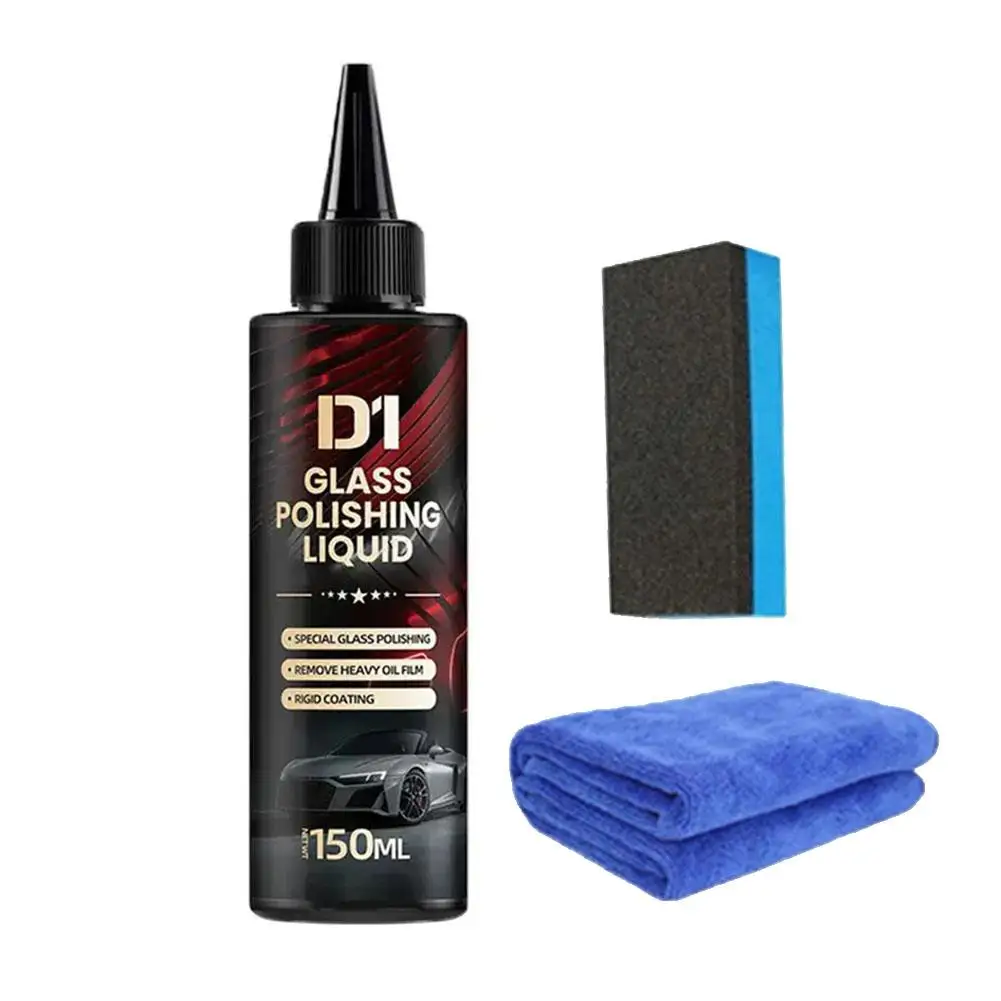 Glass Oil Film Remover for Car, 100ml Roll-On Glass Compound with Cleaning Board, Removes Oil Film & Smudges, Improve Windshield - Image 9