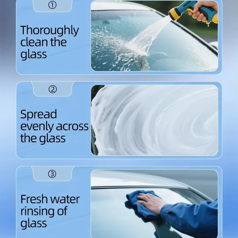 OGAS 100g Car Glass Oil Film Remover Front Windshield Rearview Mirror Side Window Powerful Cleaner Stain Removal Maintenance - Image 3