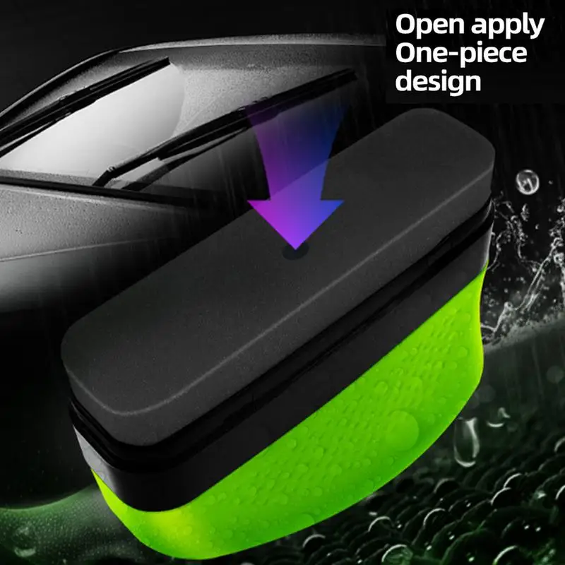 Glass Oil Film Remover 150ml Car Window Cleaner Board Strong Front Windshield Stain Removal Agent Anti-Fog Glass Cleaning Brush - Image 2