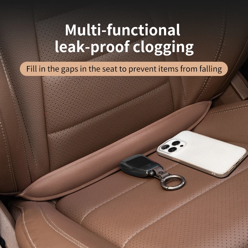 EVA Car Seat Crevice Filling Strip Universal Seat Blocker Prevent Dropping Car Accessories Plug-In Car Seat Gap Filler Elastic - Image 4