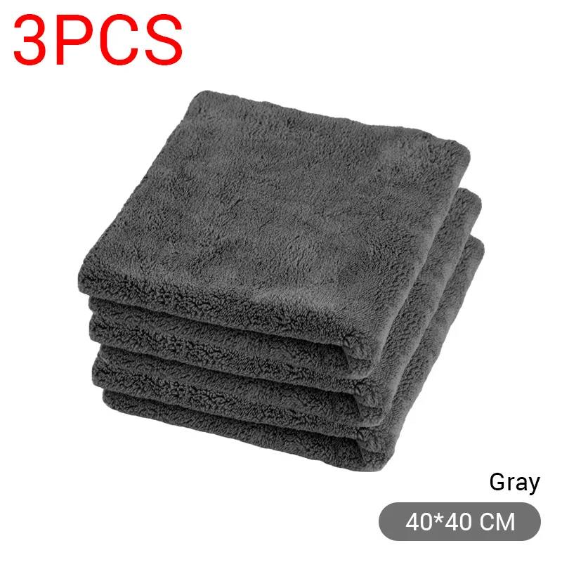 SEAMETAL 40X40cm Microfiber Towels Car Care Washing Thicken Towel Car Detailing Drying Cloth Cleaning Tool Auto Wash Accessories - Image 12