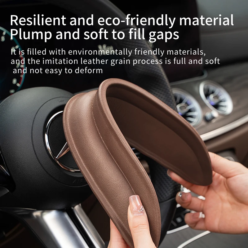 EVA Car Seat Crevice Filling Strip Universal Seat Blocker Prevent Dropping Car Accessories Plug-In Car Seat Gap Filler Elastic - Image 5