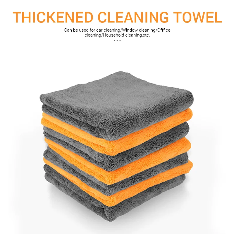 SEAMETAL 40X40cm Microfiber Towels Car Care Washing Thicken Towel Car Detailing Drying Cloth Cleaning Tool Auto Wash Accessories - Image 3