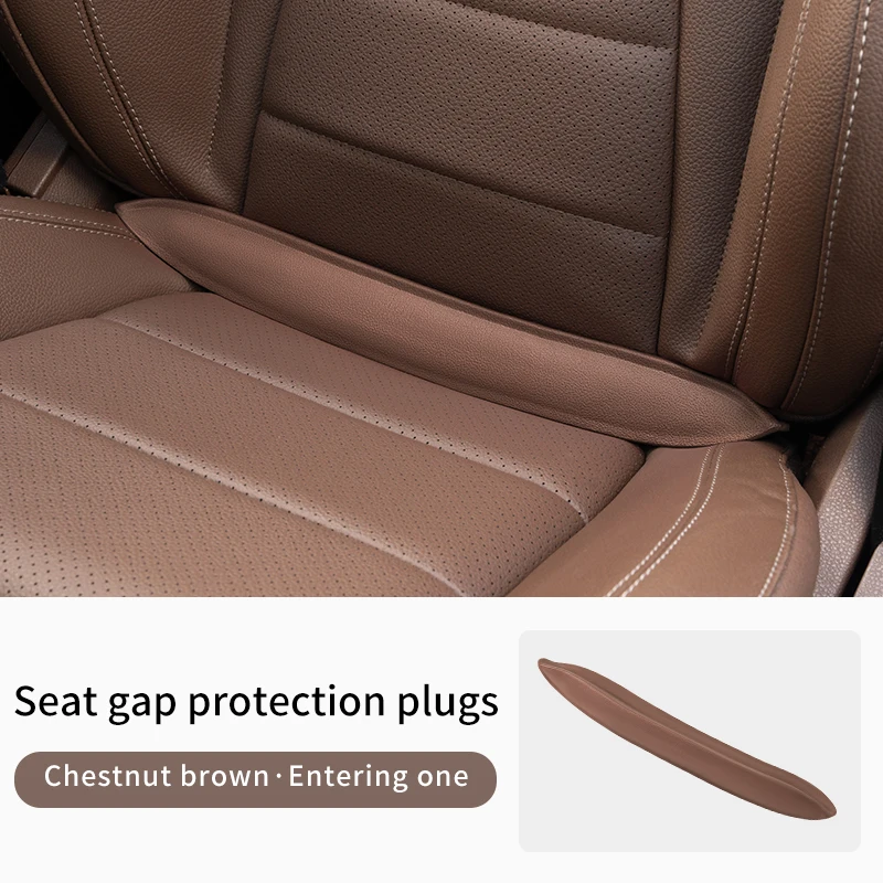 EVA Car Seat Crevice Filling Strip Universal Seat Blocker Prevent Dropping Car Accessories Plug-In Car Seat Gap Filler Elastic - Image 8